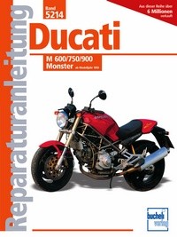 Motorbuch Engine book No. 5214 repair instructions DUCATI M 600/750/900 Monster (1993-)