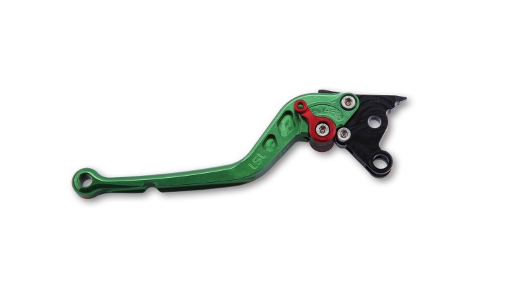 LSL Clutch lever L67R, long, green/red