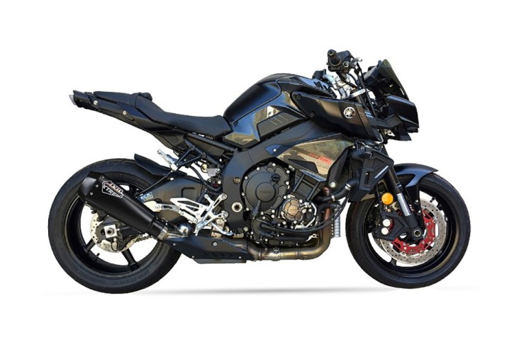 IXIL RC1 stainless steel, black, silencer for YAMAHA MT 10, 16-. E-marked with Euro 4 approval.