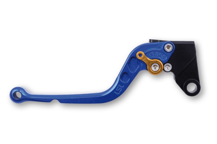 LSL Brake lever R09, blue/gold