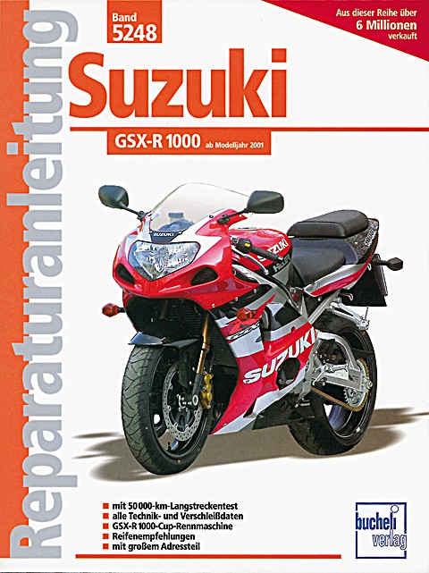 Motorbuch Engine book No. 5248 repair instructions SUZUKI GSX-R 1000, 01-