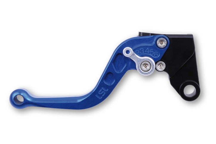 LSL Brake lever R45, short, blue/silver
