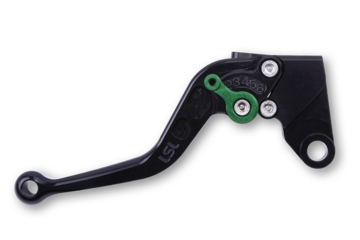 LSL Brake lever R48R, short, black/green