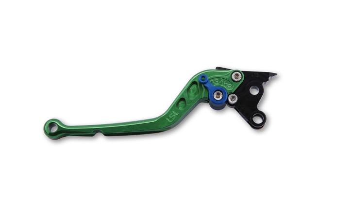 LSL Brake lever R70, green/blue