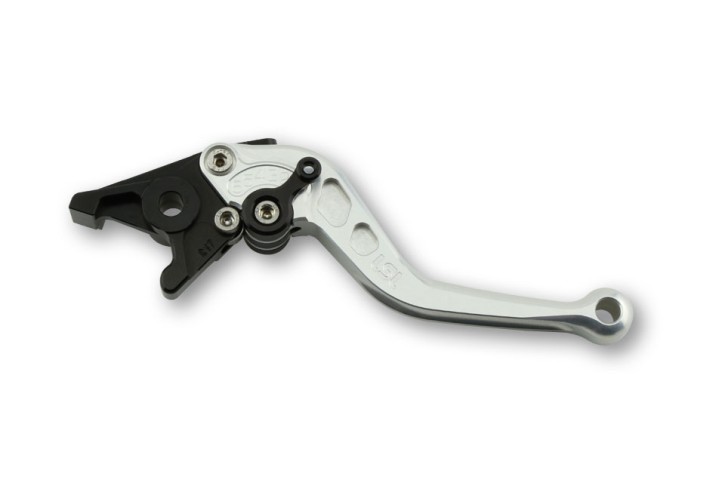 LSL Brake lever R50, short, silver/black