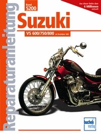 Motorbuch Engine book No. 5200 repair instructions SUZUKI VS 600/750/800, 85-