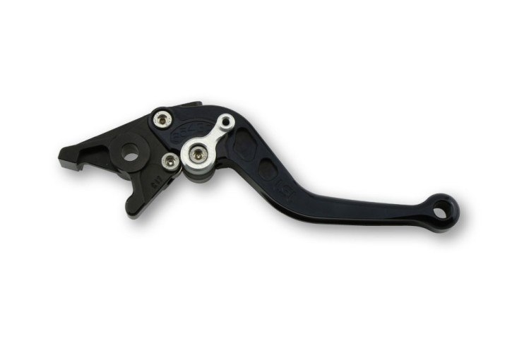 LSL Brake lever R39R, short, black/silver