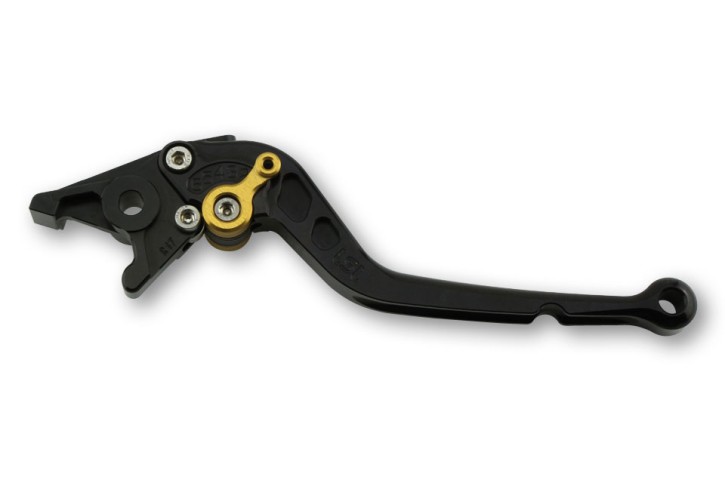 LSL Brake lever R50, black/gold