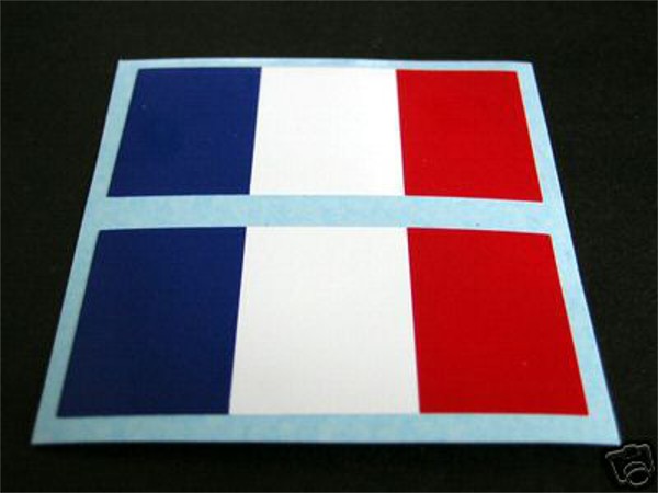 2 Frankreich / FRANCE autocollant / AUFKLEBER / sticker