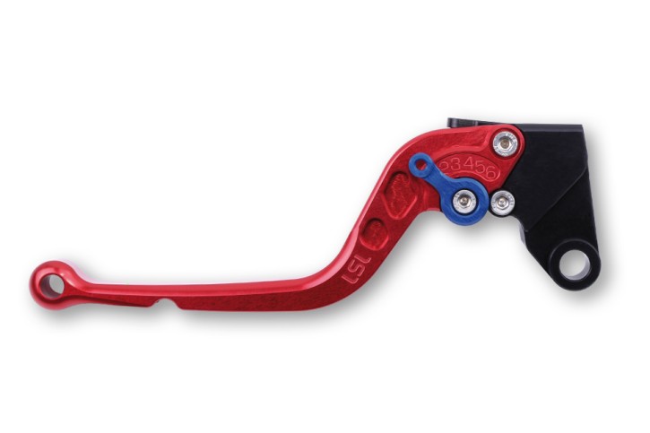 LSL Brake lever R52R, red/blue