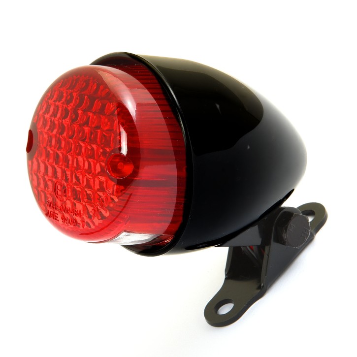 Mini Taillight Black / Red, ECE