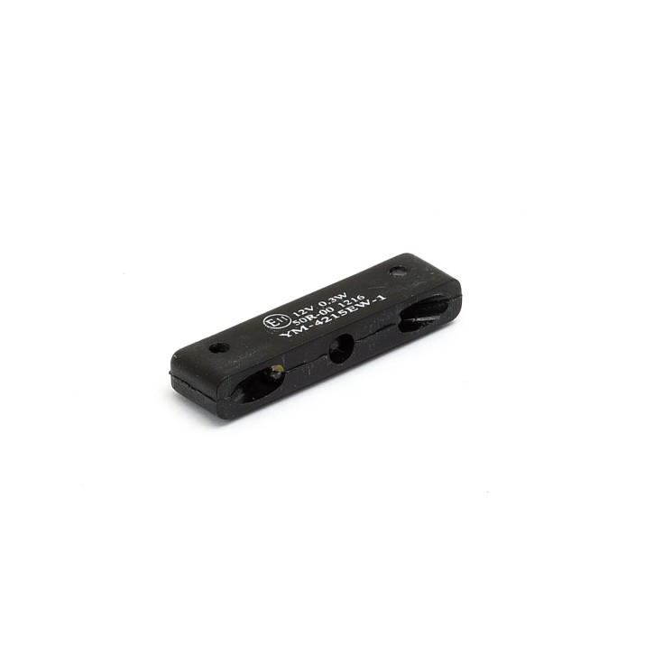 Kennzeichenbeleuchtung Micro schwarz LED nur 7mm hoch 12 mm tief