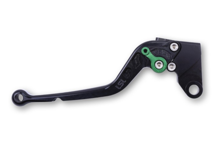 LSL Brake lever R09, black/green