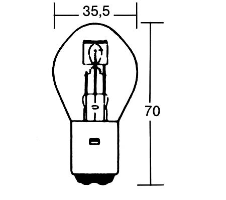 - Kein Hersteller - S2 bulb 12V 35/35W BA20D