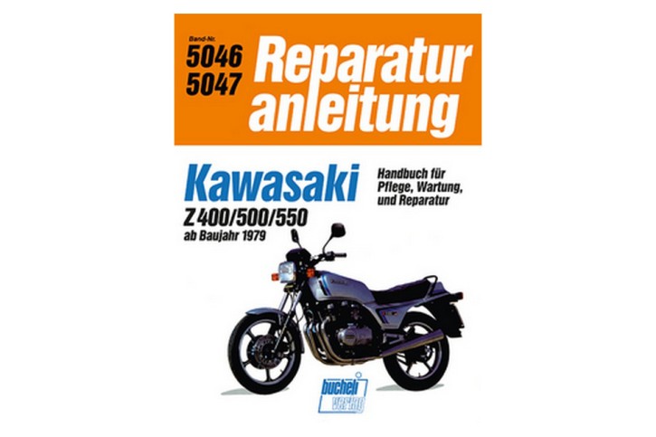 Motorbuch Engine book No. 5046, repair instr. KAWASAKI Z400,Z500,Z550, 79-, german edition