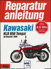 Motorbuch Engine book No. 5183 repair instructions KAWASAKI KLR 600/650 Tengai, 83-92