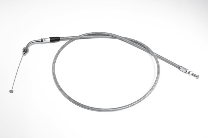 - Kein Hersteller - Steel braided throttle cable, HONDA VT750 C, 08-09, 150 mm extended