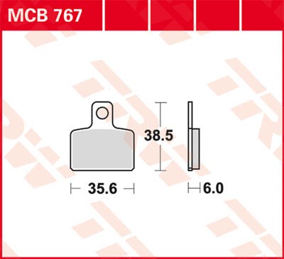 TRW Lucas Disc brake pad MCB767