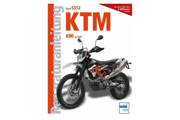 Motorbuch Engine book No. 5312 repair instructions KTM 690 SM, Enduro