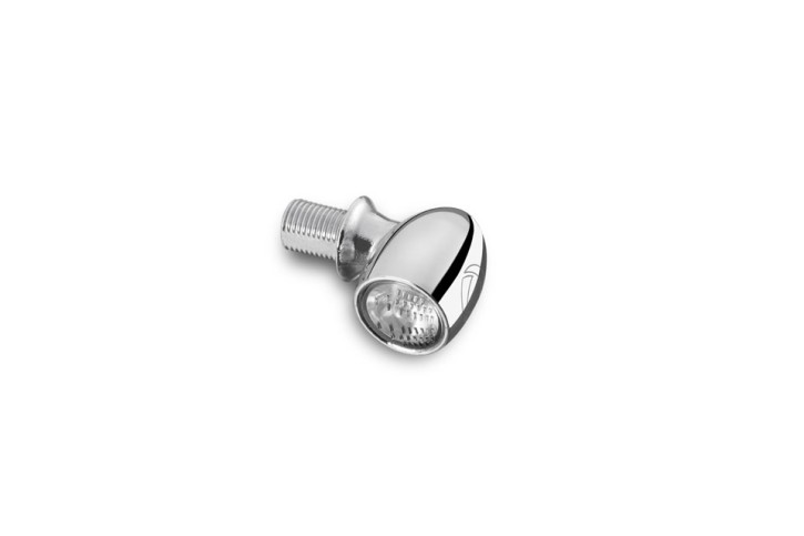 Kellermann LED indicator Bullet Atto, chrome, clear glass, for front and rear