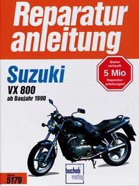 Motorbuch Engine book No. 5179 repair instructions SUZUKI VX 800, 90-