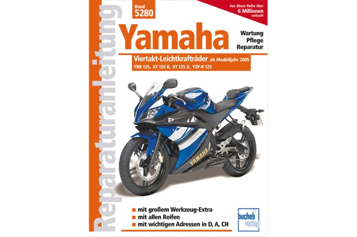 Motorbuch Engine book Repair instructions YAMAHA 125ccm 4-Stroke 2005-, German edition