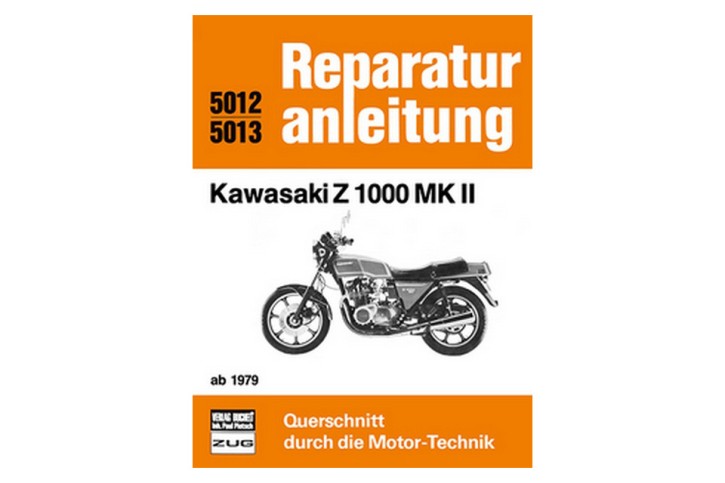 Motorbuch Engine book No. 5012 repair instructions, KAWASAKI Z 1000 MKII