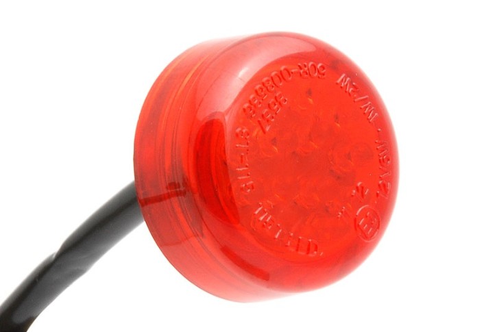Mini Taillight LED Red 30 mm, ECE