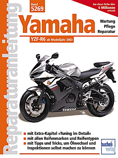 Motorbuch Engine book No. 5269 repair instructions YAMAHA YZF R6, 03-05
