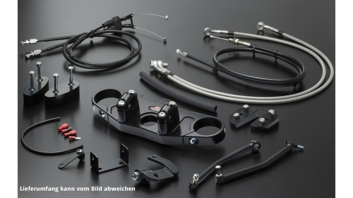 ABM Superbike Kit ZX-9 R, 02-19, silver, black/black