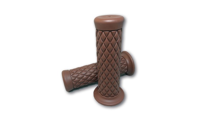 - Kein Hersteller - TPR Soft grips for 1 inch handlebars brown