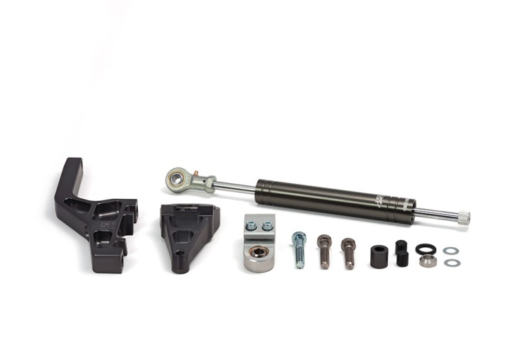 LSL Steering damper kit ZX-10R 06-/ZX6R 09-, titan