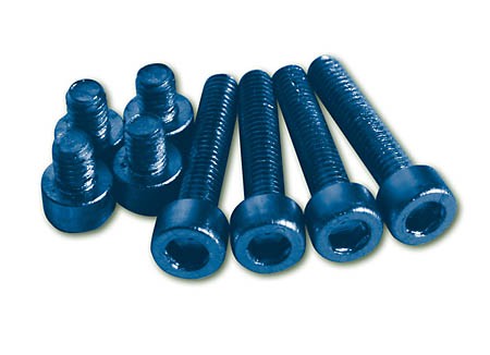 - Kein Hersteller - Aluminium screw set M5 blue anodized
