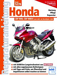 Motorbuch Engine book No. 5278 repair instructions HONDA CBF 1000 06-
