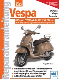Motorbuch Engine book No. 5293 repair instructions Vespa GTS 250/300, 06-