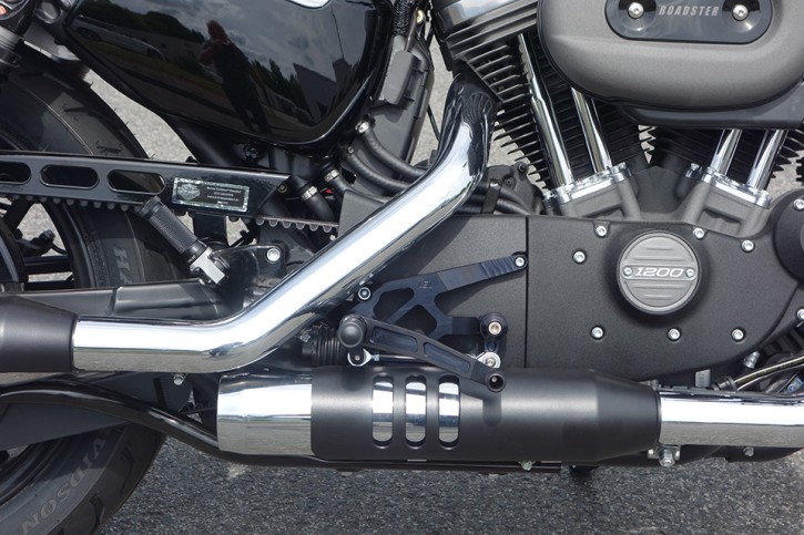 LSL Rearset Harley Davidson Forty-Eight, black