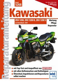 Motorbuch Engine book No. 5268 repair instructions KAWASAKI ZRX 1200R/S, 01-