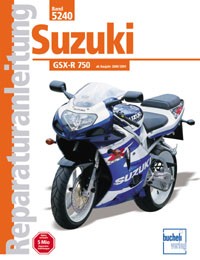 Motorbuch Engine book No. 5240 repair instructions SUZUKI GSX-R 750, ab 00