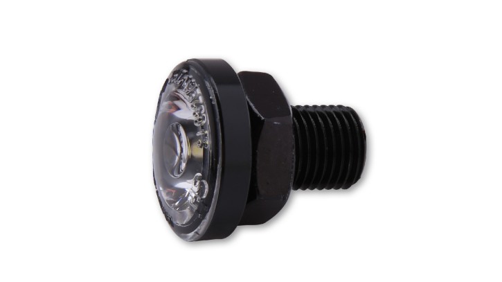 SHIN YO LED-Standlicht, rund, Durchmesser 24,7 mm, mit M12 Schraube