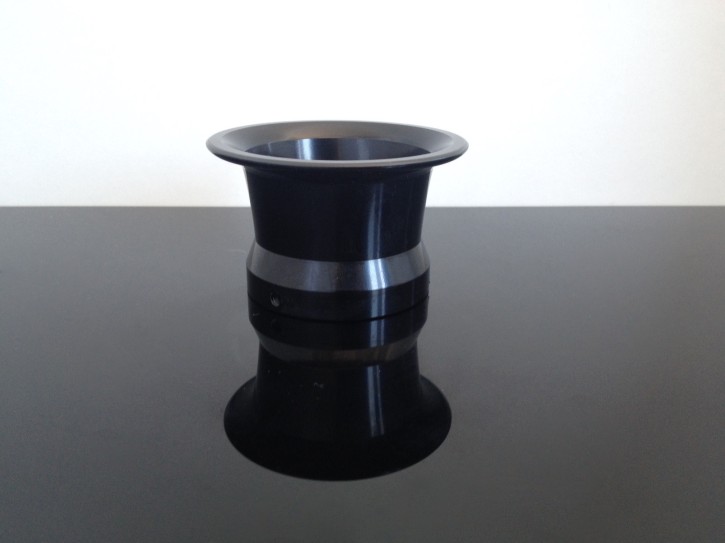 ANSAUGTRICHTER (Air Funnel) 50mm Anschlussweite, schwarz, passend für div. CAFE-RACER