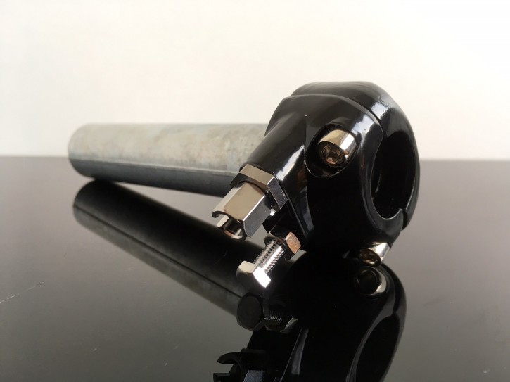 Throttle control / twist grip black for Enfield Bullet and many others