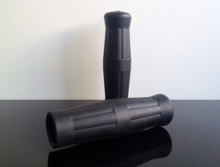 Vintage style GRIPS, black, suitable for 7/8" handlebars