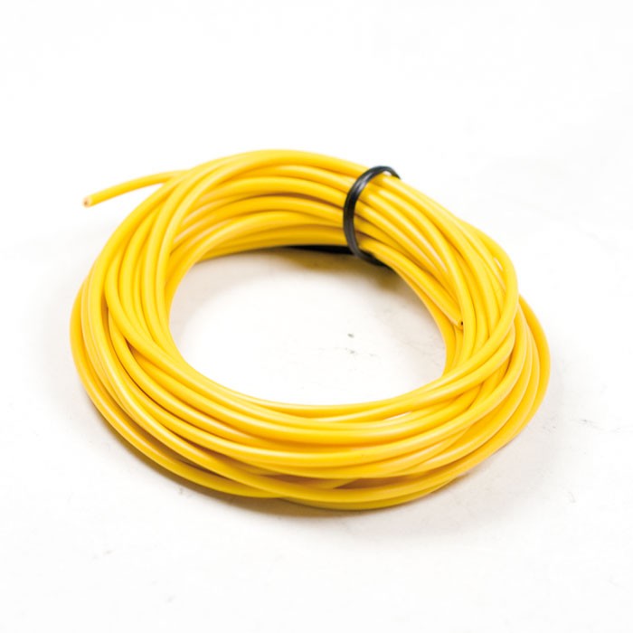 Elektrokabel Ø=0,75 mm² | 5 Meter | gelb