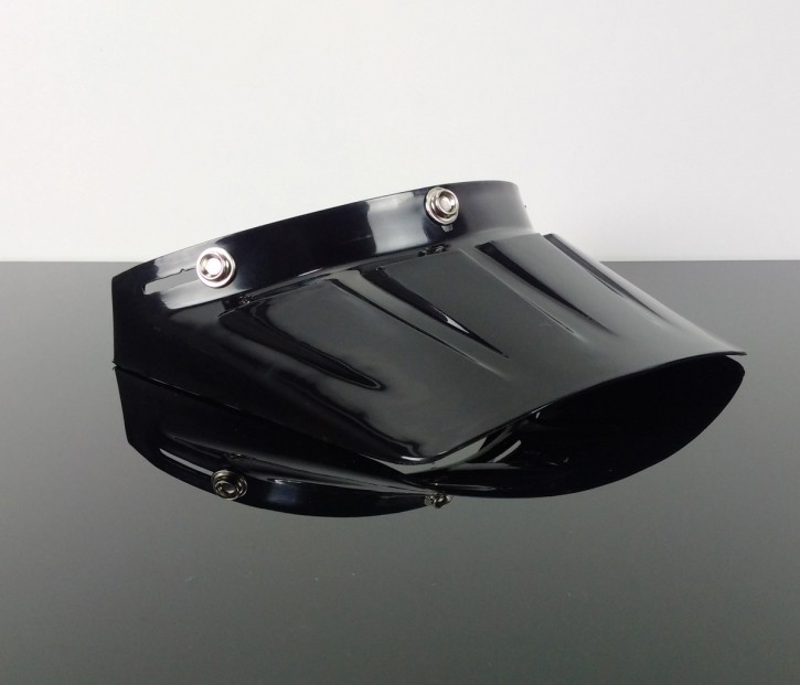 Shield, VISOR for retro cross-helmet, (black)