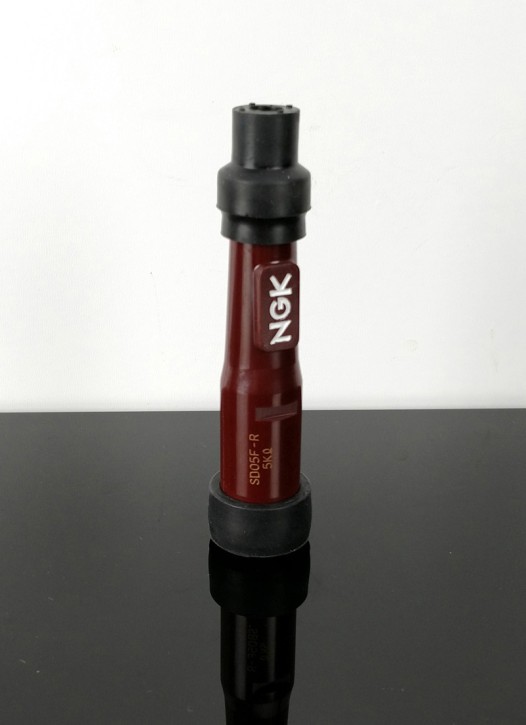 Zündkerzenstecker NGK SD05F-R rot, 180°, 10/12 mm