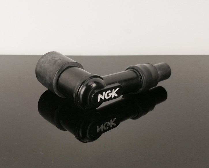 Spark Plug Socket / Cap NGK black 90°