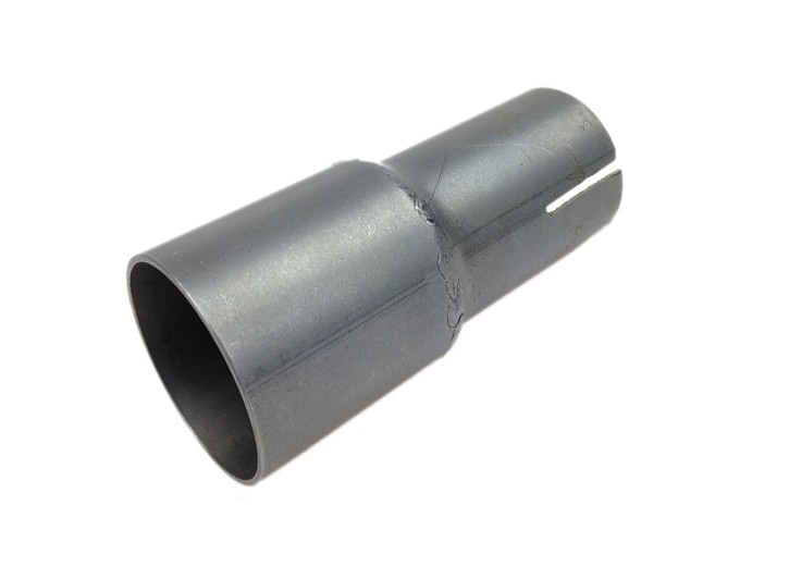 EXHAUST ADAPTOR, step adjuster pipe, stainless steel, inside Ø35 to 41,5mm