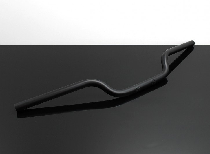 HANDLEBAR black denim, medium high, for Scrambler or Tourer Ø22mm/7/8" width 700mm