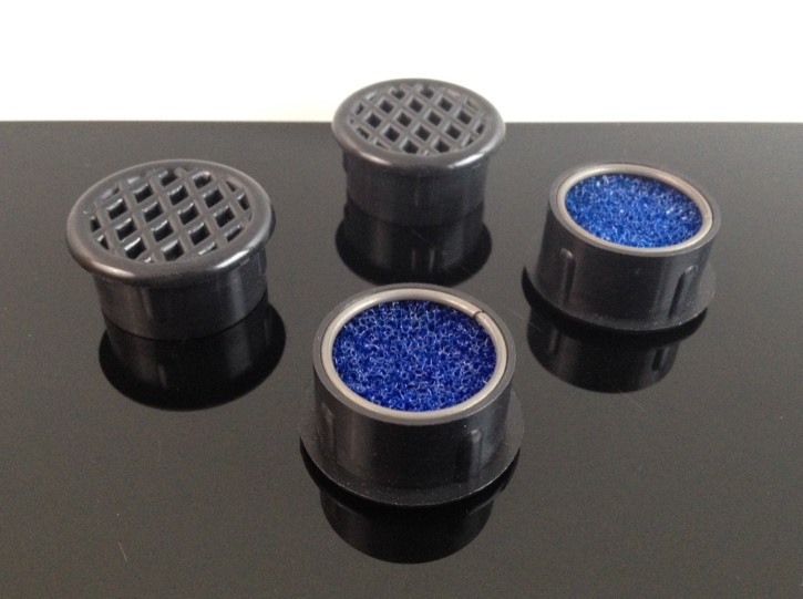 AirVents Ø 25mm with filter elements 4 Pieces