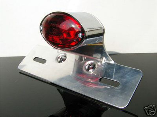 Cateye tail-light with alloy holder